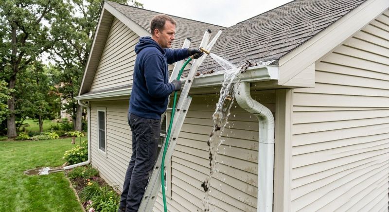 Gutter Downspout Unclogging in Monmouth County, NJ