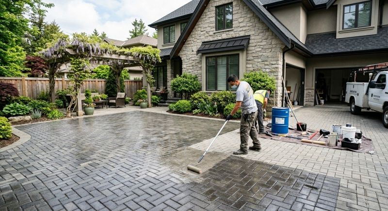 Walkway Sealing in Redmond, WA